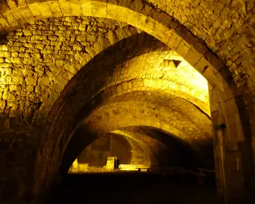 029 The well and some of the machinery used to pump the water and send it to the main building for heating (a few meters away) were located in galleries built from...