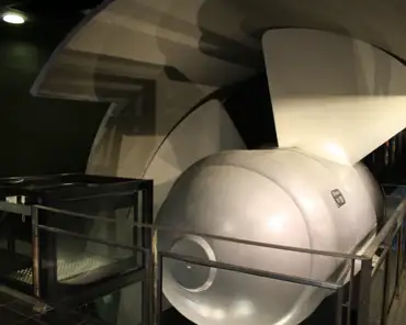 11 To-scale model of a turbine (2m high) or 