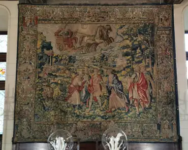 IMG_20210829_172937 Planet and days tapestries, Brussels, 1570, acquired by de Broglie in 1889, wool and silk. Each ancient roman deity corresponds to a day of the week. One of...