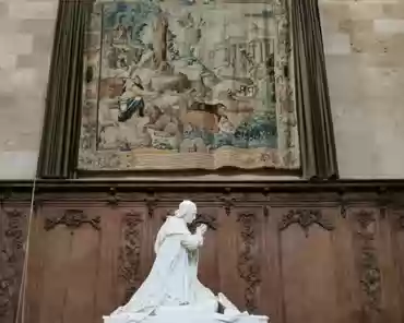IMG_20211030_153751 Saint Mammes preaching to wild beasts. Tapestry belonged to a set of eight pieces illustrating the life of Saint Mammes. Ordered in 1544 by the archbishop of...