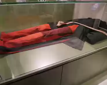 P1190565 Uniform of French general Decaen, killed during the war due to a severe (left) leg injury.