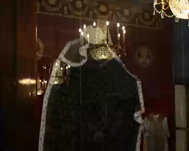 img_0780 Royal coat worn by Charles X when he became king of France in 1825. The coat is more than 3m tall.