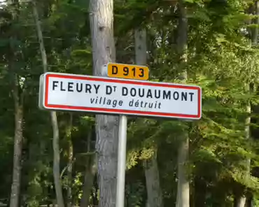 P1060731 Fleury-devant-Douaumont, ca. 400 inhabitants before World War I, fully destroyed during the battle of Verdun in 1916.