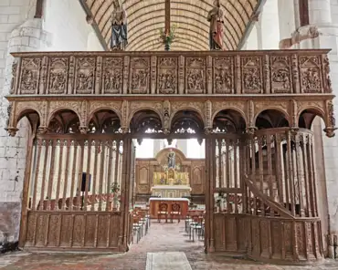 IMG_20210710_114105 Rood screen, chestnut tree, 1521. Scenes from the life of Jesus.