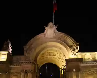 Elysee Main gate of the Elysée palace, office and residence of the French President. The palace is located between Faubourg Saint-Honoré street and...