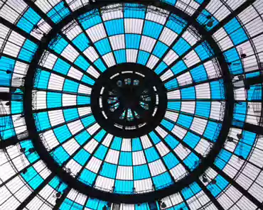 DSC_0110 The glass roof during Daniel Buren's 