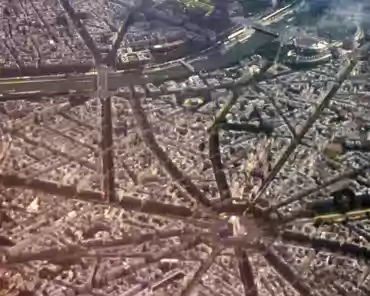 p1020757 The Champs-Elysées are a large avenue linking Concorde square to the Arc de Triomphe . On the picture, the avenue is in the bottom/middle left corner.