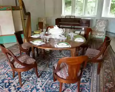 P1080333 Dining room in Chateaubriant's house.