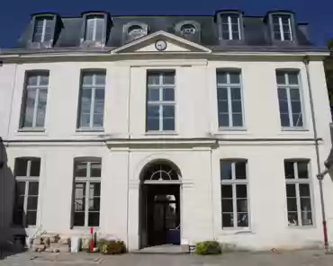 IMG_8001 Folie Desmares, a mansion built by Le Blond for famed dancer Claude Ballon in 1705-1707. Ballon had to sell the house, which was bought by a banker, Antoine...
