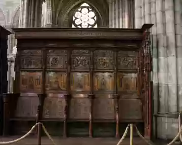 IMG_6678 Stalls ordered by the archbishop of Rouen; they introduce the Renaissance art in the gothic building. Made in the early 16th century, mainly in oak wood.
