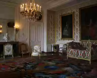 IMG_0281 Bedroom of Madame Adelaïde (a daughter of Louis XV) and former bedroom of Madame de Pompadour (a mistress of Louis XV), where she died in 1764.