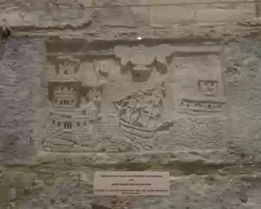 P1000409 Graffiti by prisoners held in the Chaine tower, 19th century.