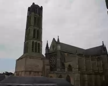 143 The Saint Etienne cathedral, built between 1273 and 1888 when the romanesque tower was finally attached to the nave. The cathedral is essentially gothic. Main...