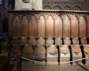 IMG_0404 Choir stalls from the mid-13th century.