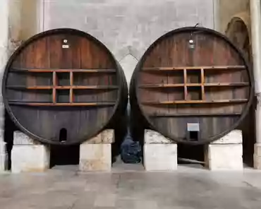 IMG_20210730_120306 Wine barrels, made in Russian oak directly inside the former church in 1820. They were used until 1996.