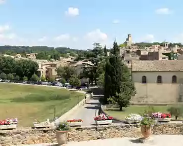 IMG_6930_stitch Lourmarin is known as the city with 3 steeples: a protestant temple, a catholic church, and the townhall belfry (17th century). Lourmarin was decimated by the...