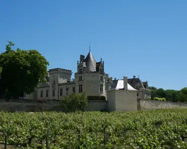 P1020167 A castle was built over the underground castle in the 14th century by the Maillé-Brézé family and fortified in the 15th century. In...