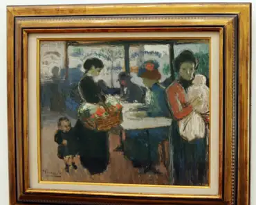 IMG_8327 Picasso, Café in Montmartre, 1901.