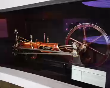 IMG_1556 Karl Benz started producing his gas engine in 1881. He employed the two-stroke design in order not to have to use the four-stroke principle patented by Otto....