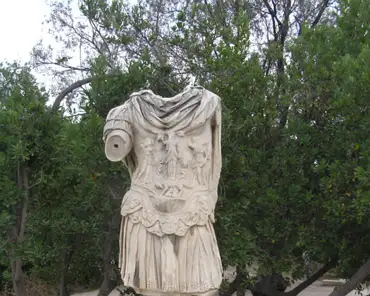 pa180119 Statue of Hadrien, emperor 117-138 AD.