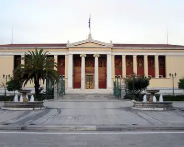 pb300614 University of Athens, neoclassical style, 1837, over 50000 undergraduate students.
