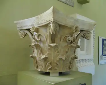 img_0158 Model of a Corithian capital used to carve other capitals on the Epidaurus site (or just a copy).