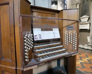 P1200283 Organ console, 1901.