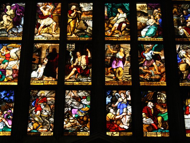 Stained glass windows