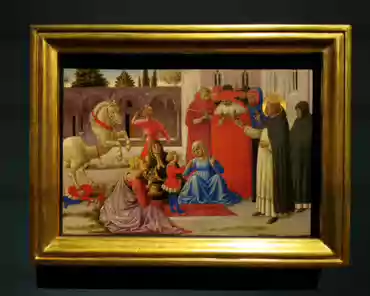 IMG_20191220_131707 Benozzo Gozzoli, San Domenico revives Napoleone Orsini, 1401.