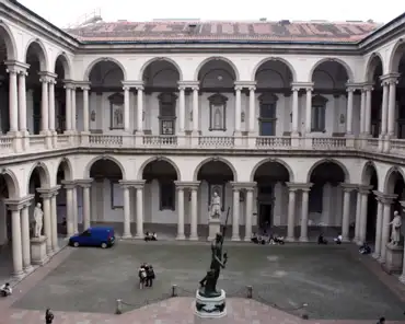 IMG_2270 Palazzo Brera, originally a convent built in 1522, rebuilt in 1627.