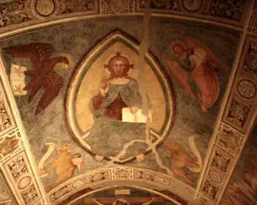 IMG_2272 Mocchirolo chapel frescoes, 1360-1370.