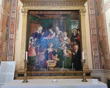 IMG_20230727_080854 Chapel of Saint William. Vincenzo Tamagni, Nativity of the Virgin, 1523.