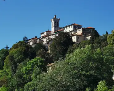 IMG_20220808_170605 Sacred mountain of Varese. Santa Maria del Monte, a convent founded in the mid-15th century. The sacred path of the rosary, a set of 14 chapels (one per station...