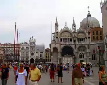 p8230453 Clock tower and San Marco basilica.