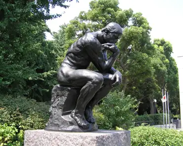 p8080627 Rodin, The Thinker, 1880, bronze.