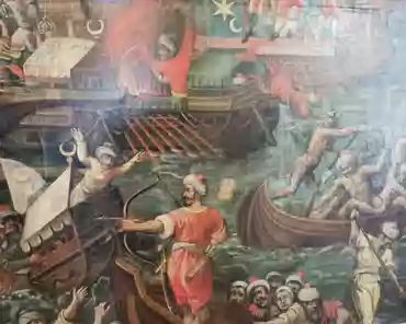 IMG_20221027_151533 Battle of Orsha vestibule. Battle of Lepanto.