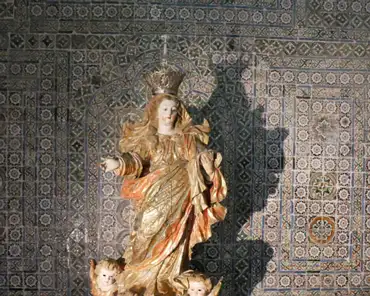 P1160454 Virgin of rosary, 18th century.
