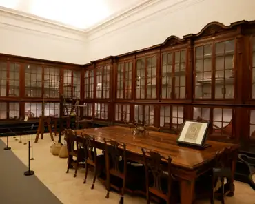 P1160534 Physics cabinet: 18th century instruments.