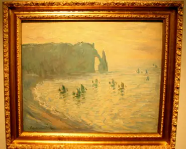 IMG_6605 Claude Monet, Cliffs at Etretat, 1886.
