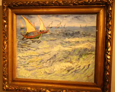 IMG_6623 Vincent Van Gogh, The sea at Saintes-Maries, 1888.