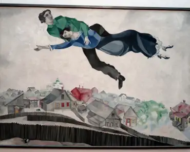 P1280434 Marc Chagall, Over the Town, 1918.