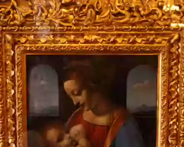 IMG_4473 Leonardo da Vinci, Madonna Litta, ca. 1490.