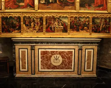 IMG_4218 Altarpiece of Saint Dionysius Saint Margaret, 15th century.