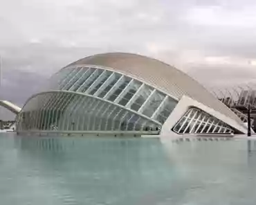 IMG_5388 Hemisferic, a cinema and planetarium, completed in 1998. Dimension: 110x55m.