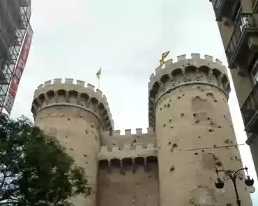 P1200633 Quart towers, part of the medieval city wall surrounding the old city. The defensive towers were built between 1441 and 1460 in pointed arch gothic style. The...