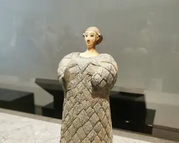 IMG_20220316_162820 Woman dressed in a woolen garment, Oxus civilization, Bactria, 2300-1700 BCE.