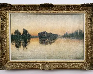 IMG_20230930_124913 Paul Signac, Sunset, Herblay, Opus 206, 1889.