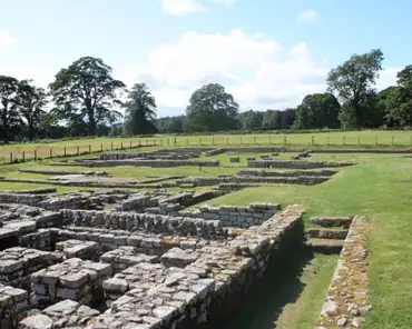70 Forts were added from 130 AD onwards, after Hadrian's wall was completed. Chesters was one of them.