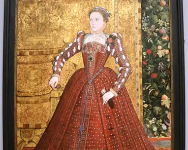 IMG_1052 Attributed to Steven can der Meulen or Steven van Herwijck, Portrait of Elizabeth I, c. 1563.