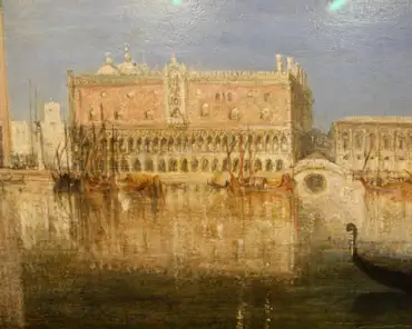IMG_1121 JMW Turner, Bridge of Sighs, Ducal Palace and Custom-House, Venice: Canaletti Painting, 1833.